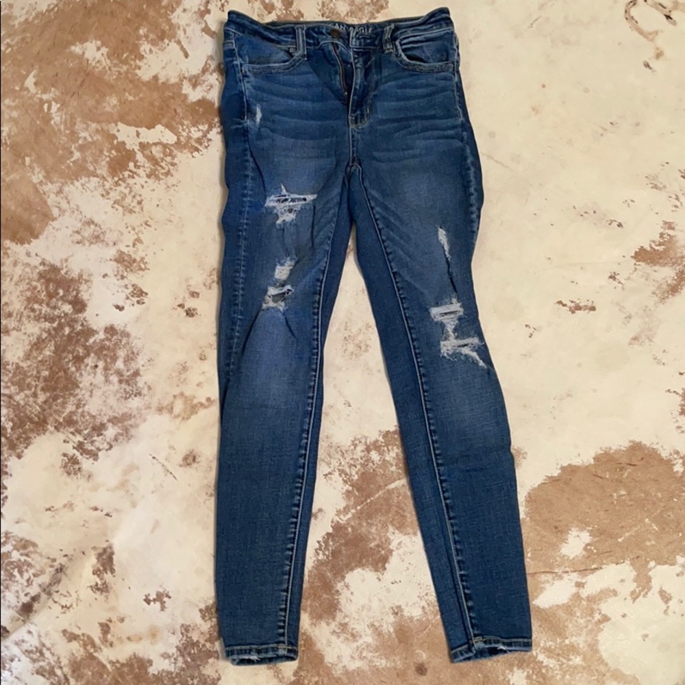 American eagle super high rise jegging